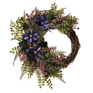 Rustic Farmhouse Spring Floral wreath